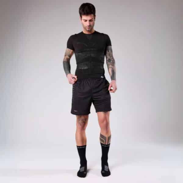 Detalle de los Calcetines Floky Run Up Medium Negros