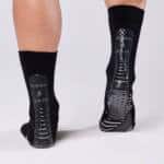 Detalle de los Calcetines Floky Run Up Medium Negros