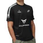 Camiseta Bullpadel Oficial Pablo Cardona Negra