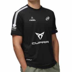 Camiseta Bullpadel Oficial Pablo Cardona Negra