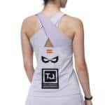 Camiseta Bullpadel Oficial Pado Claudia Fernández Lila Pastel