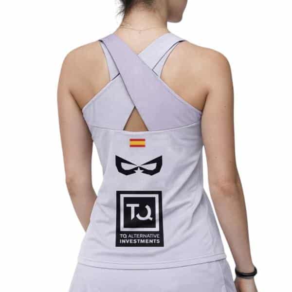 Camiseta Bullpadel Oficial Pado Claudia Fernández Lila Pastel