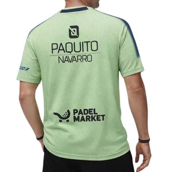 Camiseta Oficial de Bullpadel Montse Paquito Navarro Verde Acido Vigore