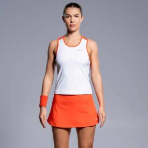 Camiseta de tirantes NOX Team Blanco/Rojo Woman