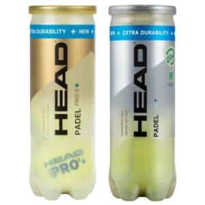 Bipack Pelotas HEAD Padel Pro y Padel Pro S+