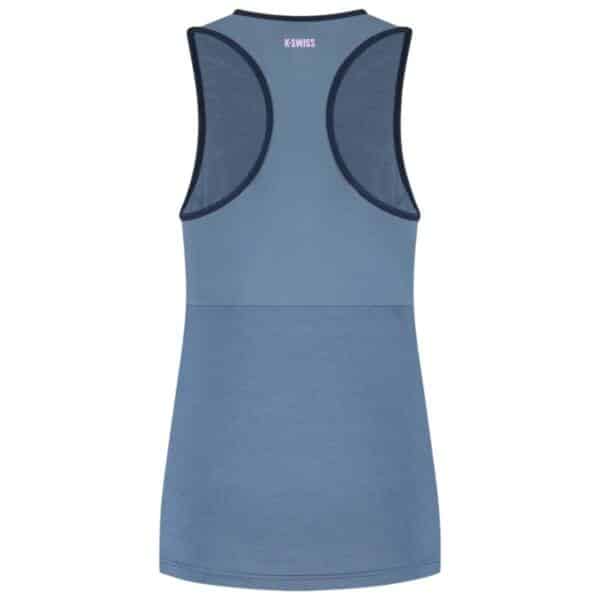 Camiseta de tirantes K-Swiss Hypercourt Advantage Azul Woman
