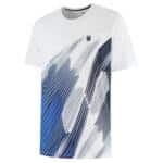 Camiseta K-Swiss Hypercourt Print Crew Blanca