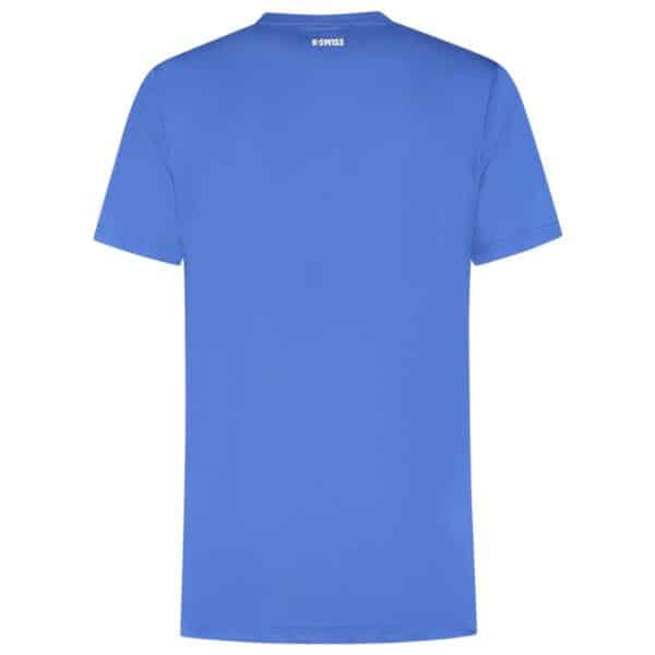 Camiseta K-Swiss Hypercourt Print Crew Stripe Azul/Negro M