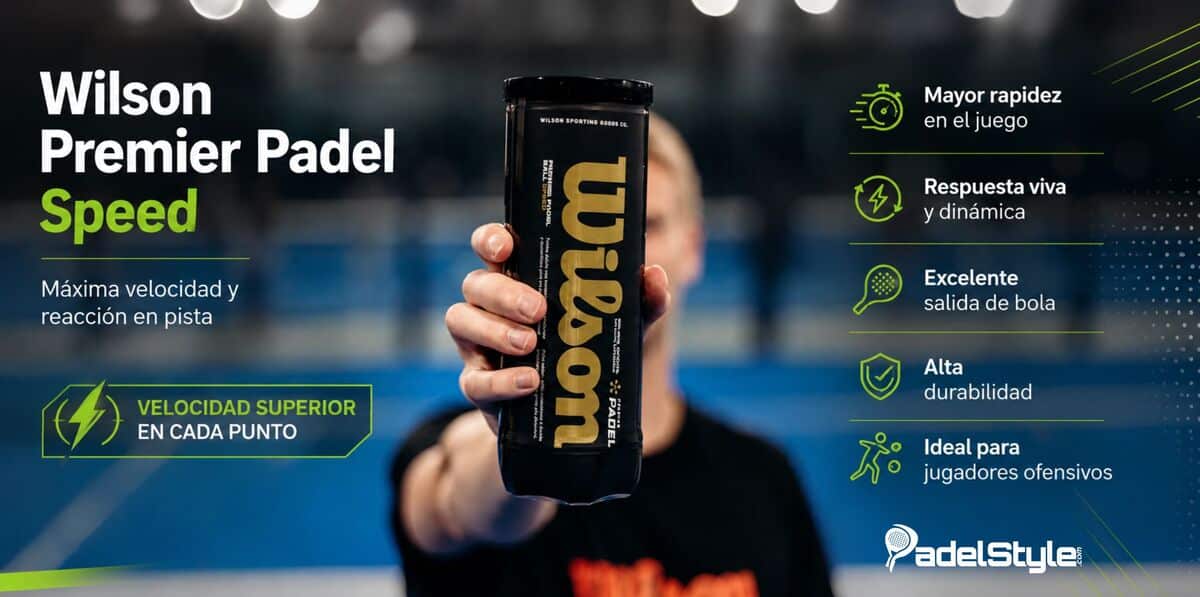 Pelotas Wilson Premier Padel Speed