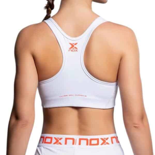 Sujetador Deportivo NOX Team Blanco W
