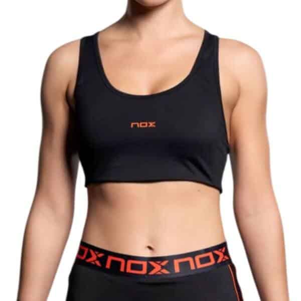 Sujetador Deportivo NOX Team Negro W