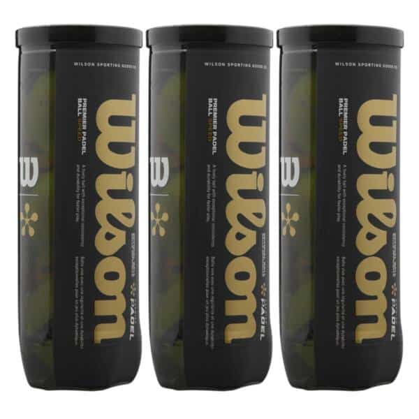 Tripack Pelotas Wilson Premier Padel Speed