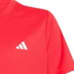Detalle de la Camiseta Adidas Club Tee Pure Ruby Junior