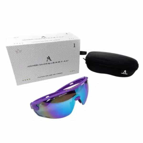 Caja Gafas Addictive Drop C6 Morado Alejandra Salazar