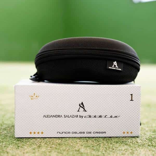 Caja Gafas Addictive Drop C6 Morado Alejandra Salazar