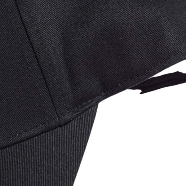 Detalle de la Gorra Adidas Baseball New Logo 3 Bandas Negro/Blanco