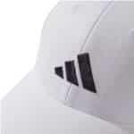 Detalle de la Gorra Adidas Baseball New Logo Blanco/Negro