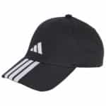 Gorra Adidas Baseball New Logo 3 Bandas Negro/Blanco