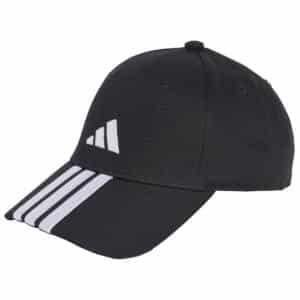 Gorra Adidas Baseball New Logo 3 Bandas Negro/Blanco