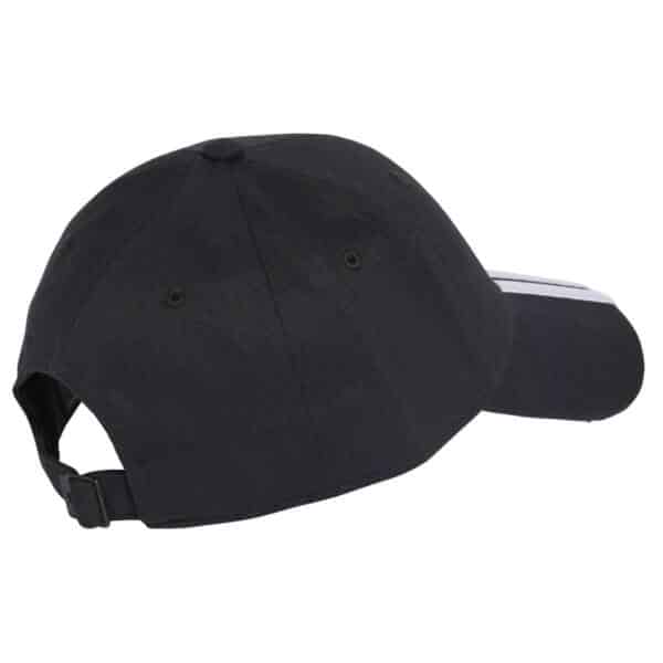 Gorra Adidas Baseball New Logo 3 Bandas Negro/Blanco