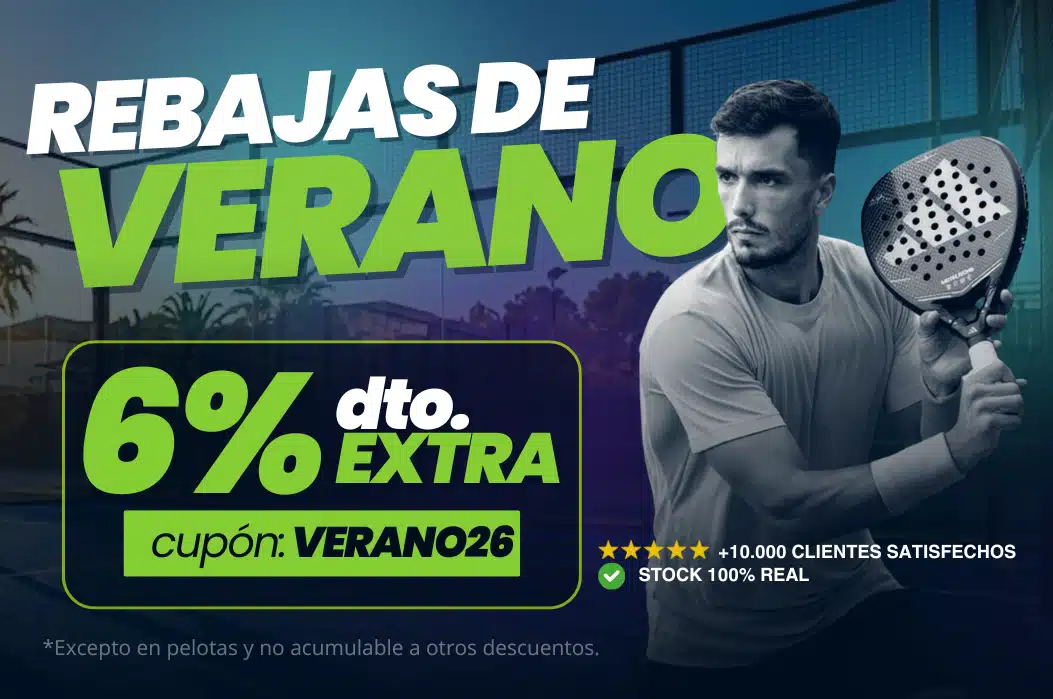 Rebajas de Verano en pádel 2026