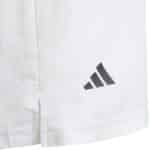 Detalle del Short Adidas Club Blanco Junior