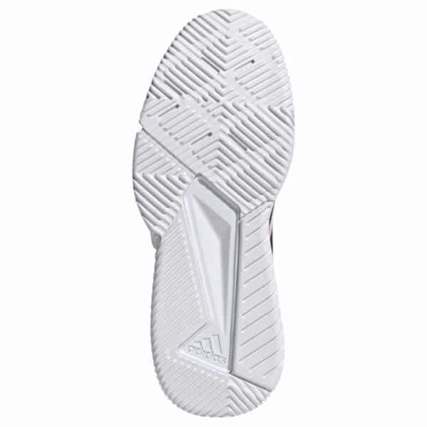 Suela de las Zapatillas Adidas Courtquick Padel Blanco/Solar Turbo