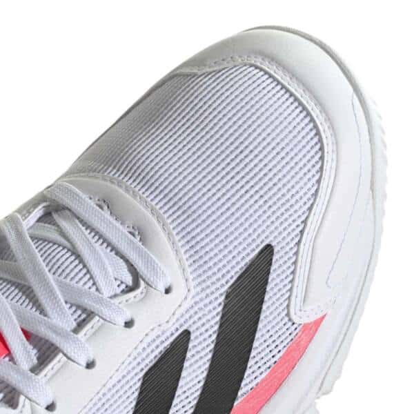 Detalle de las Zapatillas Adidas Courtquick Padel Blanco/Solar Turbo
