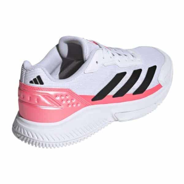 Zapatillas Adidas Courtquick Padel Blanco/Solar Turbo