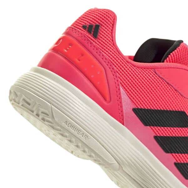 Detalle de las Zapatillas Adidas Crazyquick Padel Kids Solar Turbo