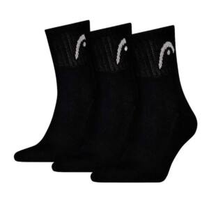 Pack 3 Calcetines HEAD Club Largos Negros
