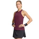 Camiseta Tirantes Adidas Mujer Granate 2026
