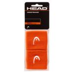 Pack 2 Muñequeras HEAD 2.5" Naranjas