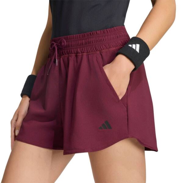 Short Adidas Mujer Granate Short Adidas Mujer Granate
