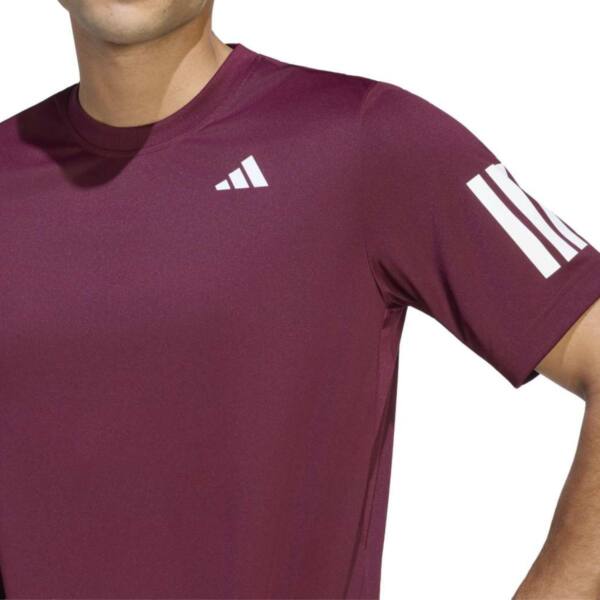 Detalle de la Camiseta Adidas Club 3STR Maroon