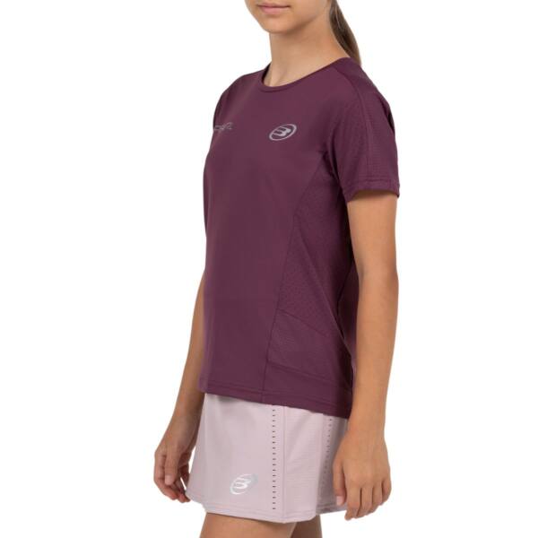 Camiseta Bullpadel Bea Junior 26I Ciruela