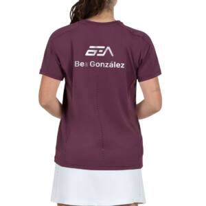 Camiseta Bullpadel Bea González Ciruela