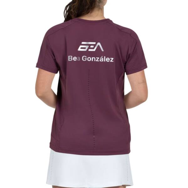 Camiseta Bullpadel Bea González Ciruela