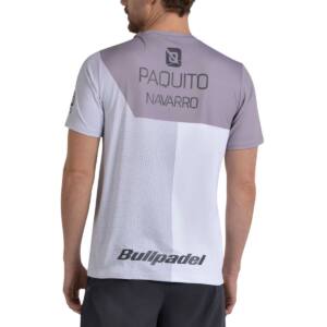 Camiseta Bullpadel Paquito Navarro 26I Blanco