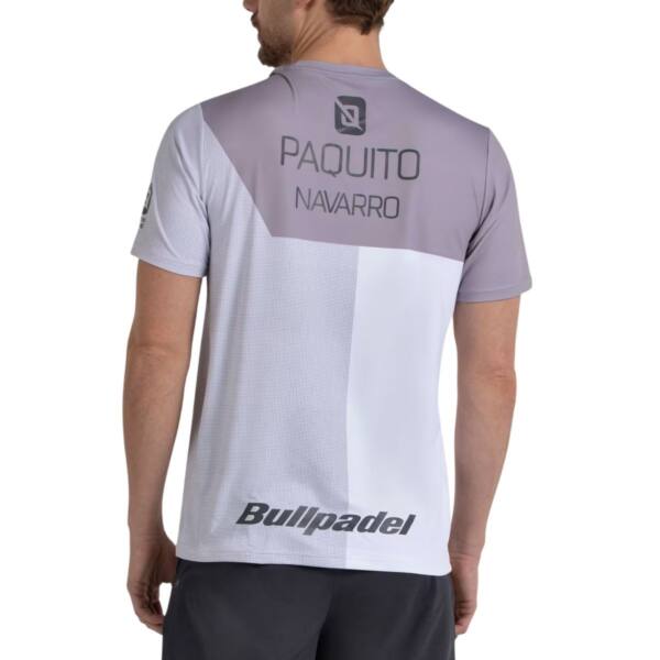 Camiseta Bullpadel Paquito Navarro 26I Blanco