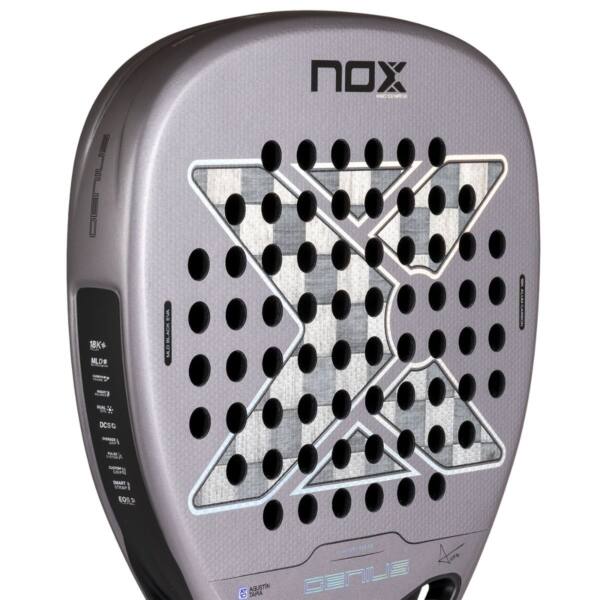 Plano de la Pala NOX Genius Attack 18K Alum 2027