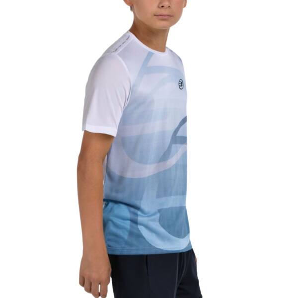 Camiseta Bullpadel Cayon Junior Blanco