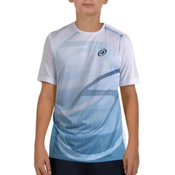 Camiseta Bullpadel Cayon Junior Blanco