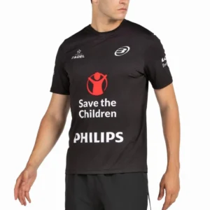 Camiseta Bullpadel Morfeo Di Nenno negra
