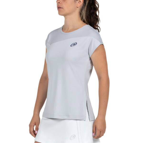 Camiseta Bullpadel Pailea Gris Claro W