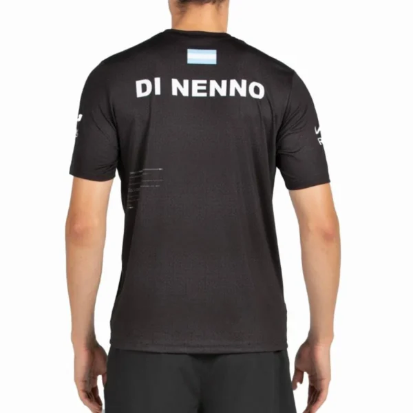 Camiseta Bullpadel Morfeo Di Nenno Premier Padel negro