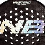 Detalle de la Pala Enebe Mustang Silver 3K