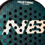 Detalle de la Pala Enebe Mustang Pro Carbon Esmerald 15K