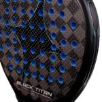 Detalle de la Pala StarVie Black Titan Blue 2027
