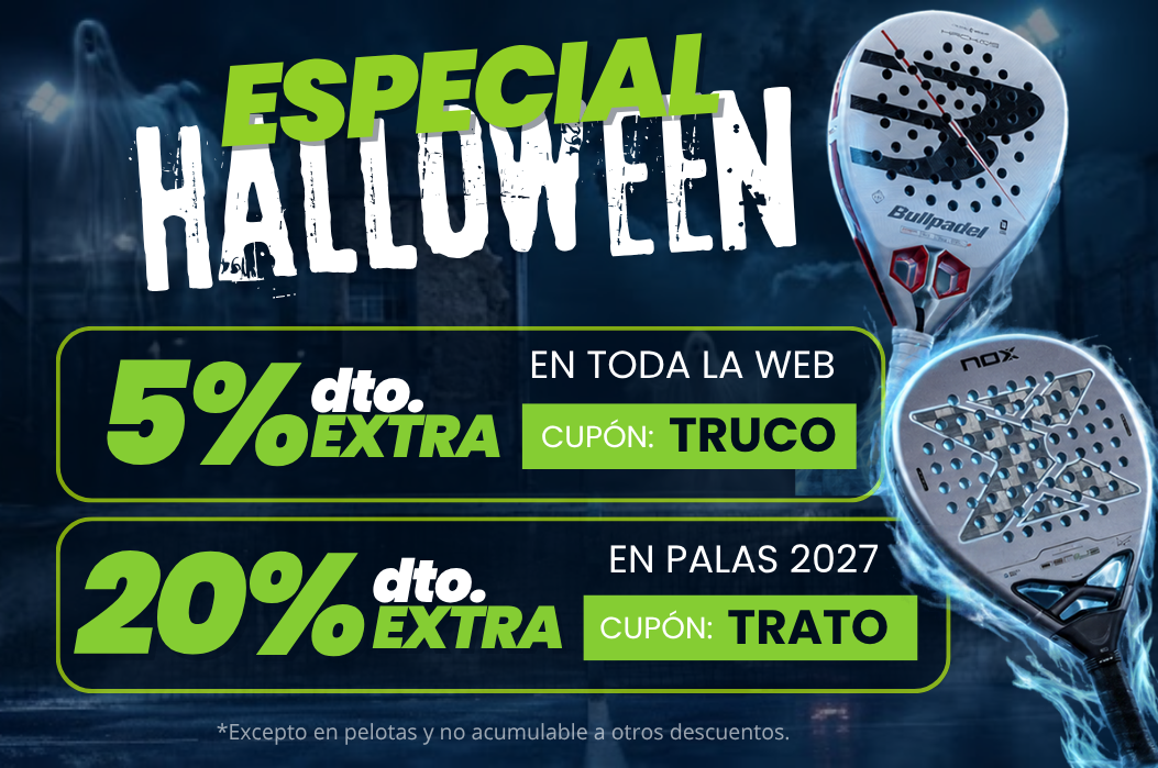 Rebajas de Halloween en pádel 2026
